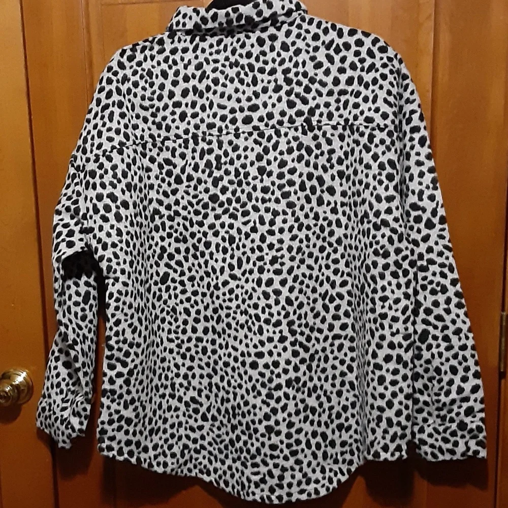 Animal Print  Boyfriend Shacket